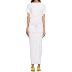 RARE ATLEIN Ivory Asymmetric Maxi Dress